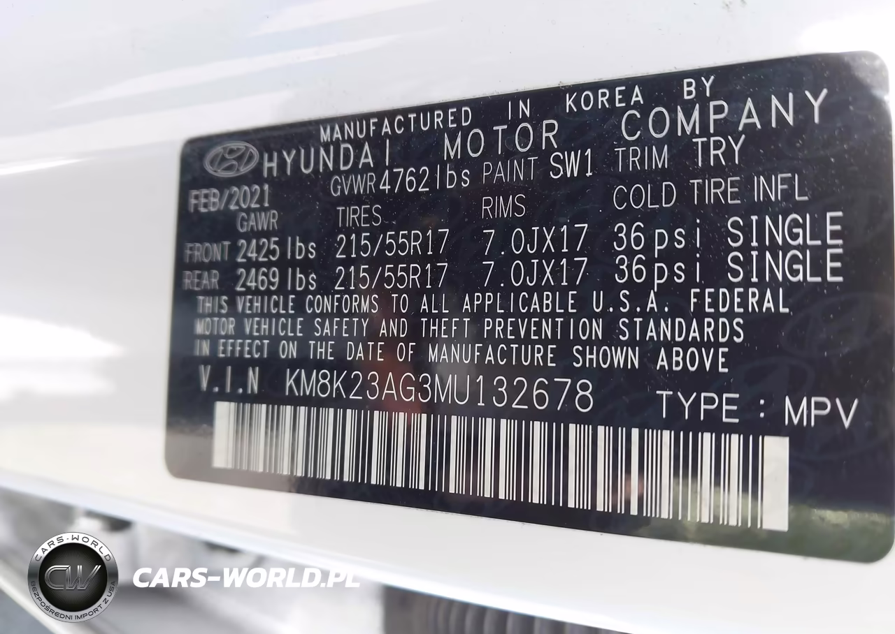 2021 Hyundai Kona Electric Sel VIN:KM8K23AG3MU132678 - 9