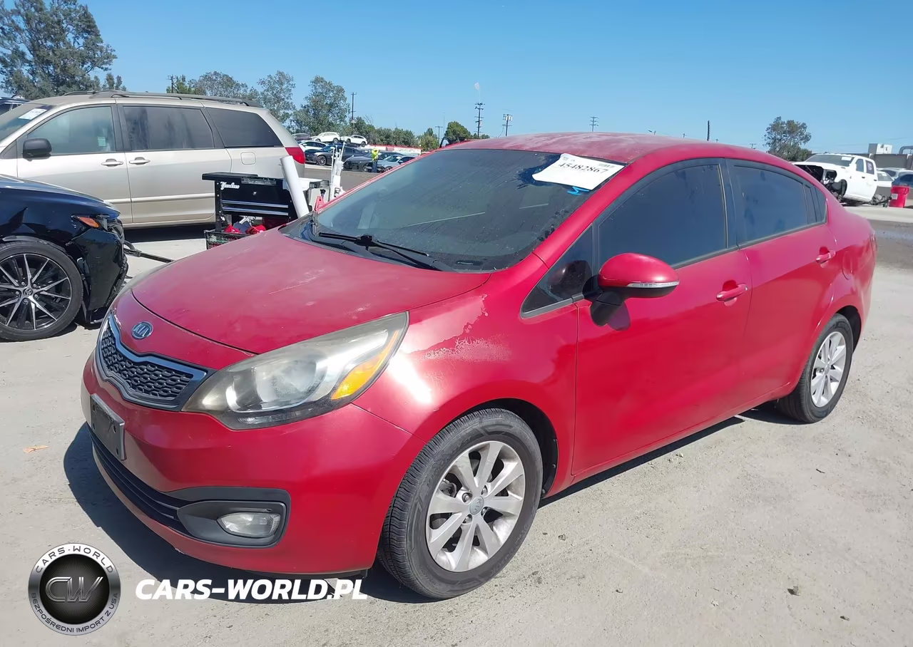 2013 Kia Rio Ex VIN:KNADN4A3XD6099672 - 2