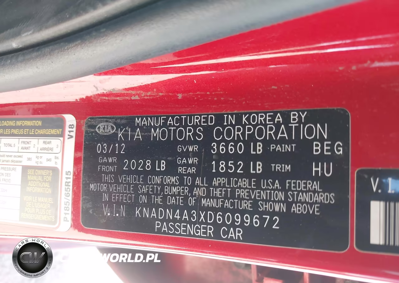 2013 Kia Rio Ex VIN:KNADN4A3XD6099672 - 9