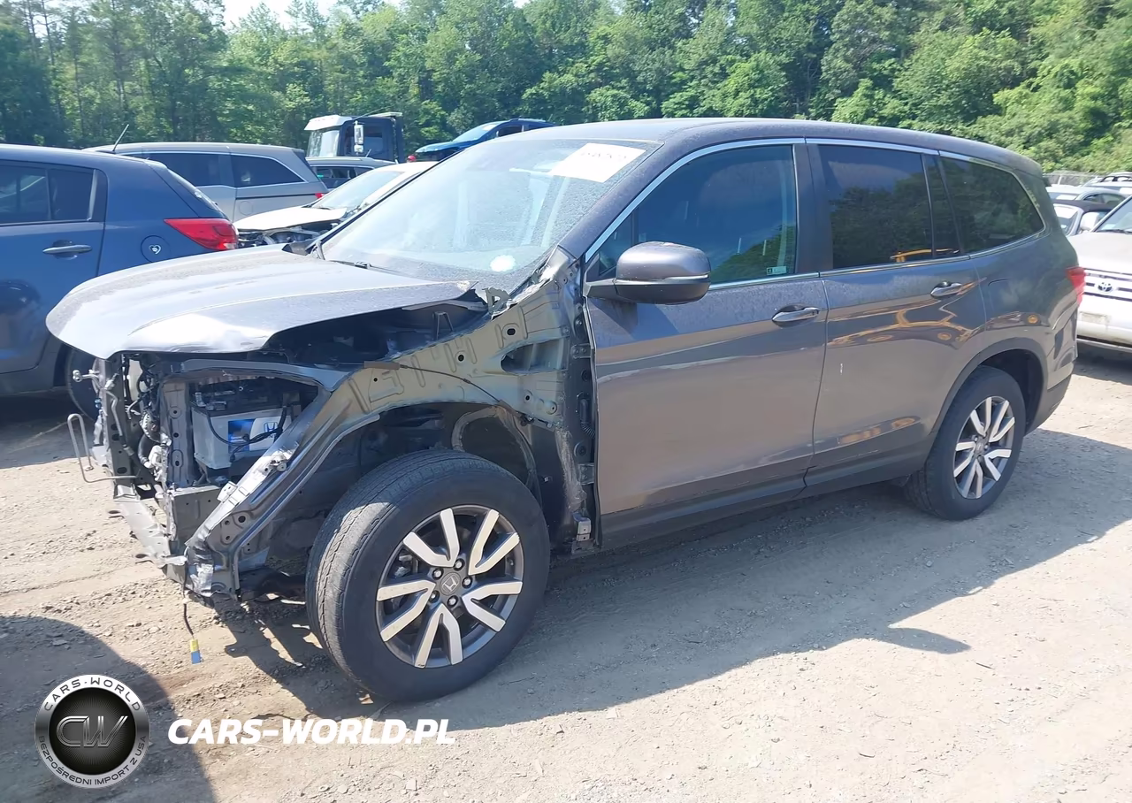 2022 Honda Pilot Awd Ex-L VIN:5FNYF6H55NB033640 - 2