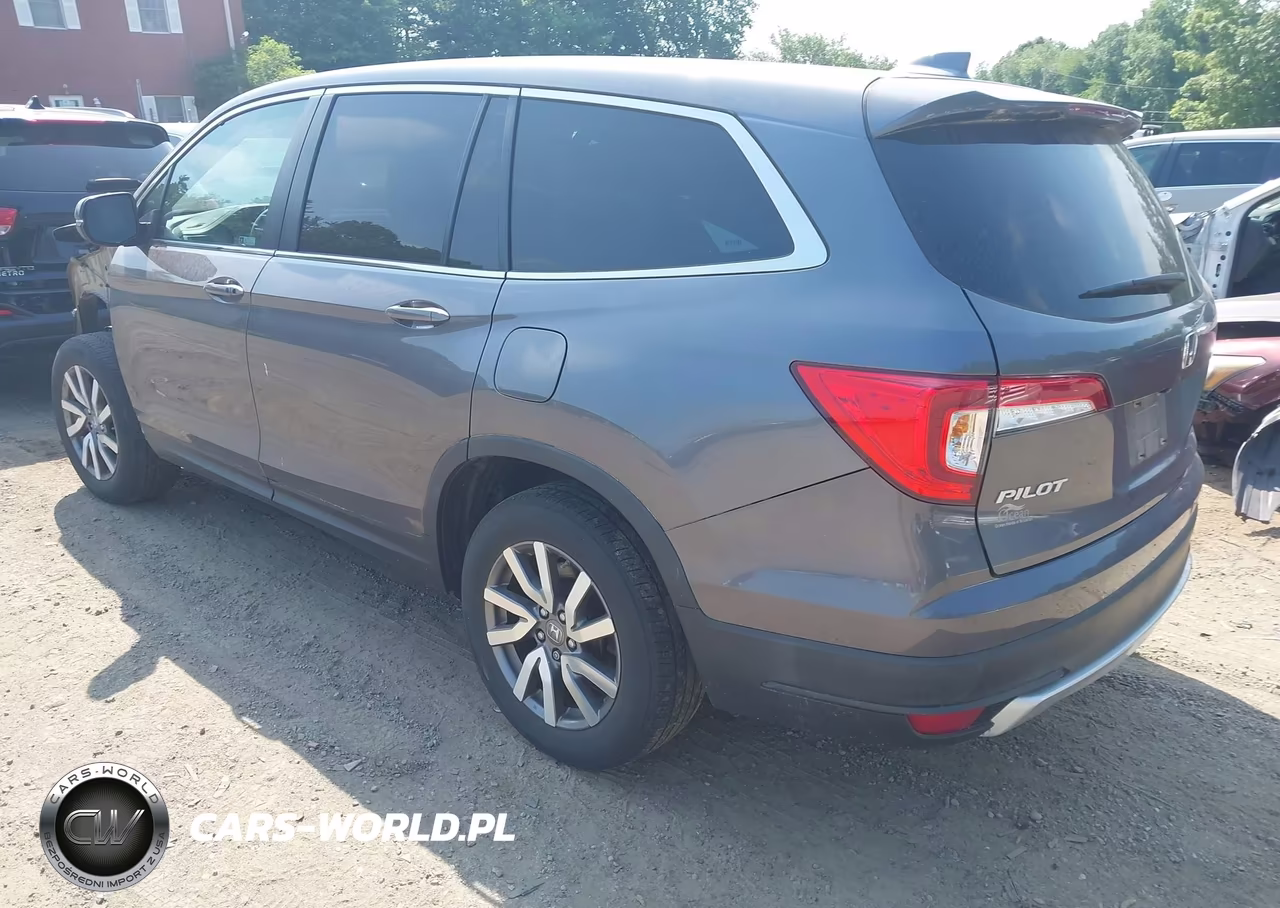 2022 Honda Pilot Awd Ex-L VIN:5FNYF6H55NB033640 - 3
