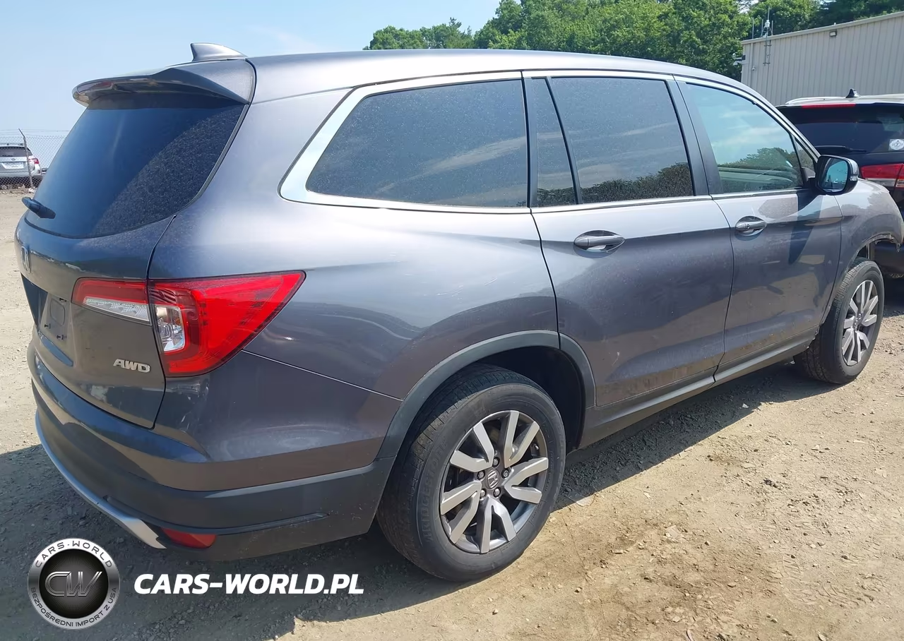 2022 Honda Pilot Awd Ex-L VIN:5FNYF6H55NB033640 - 4