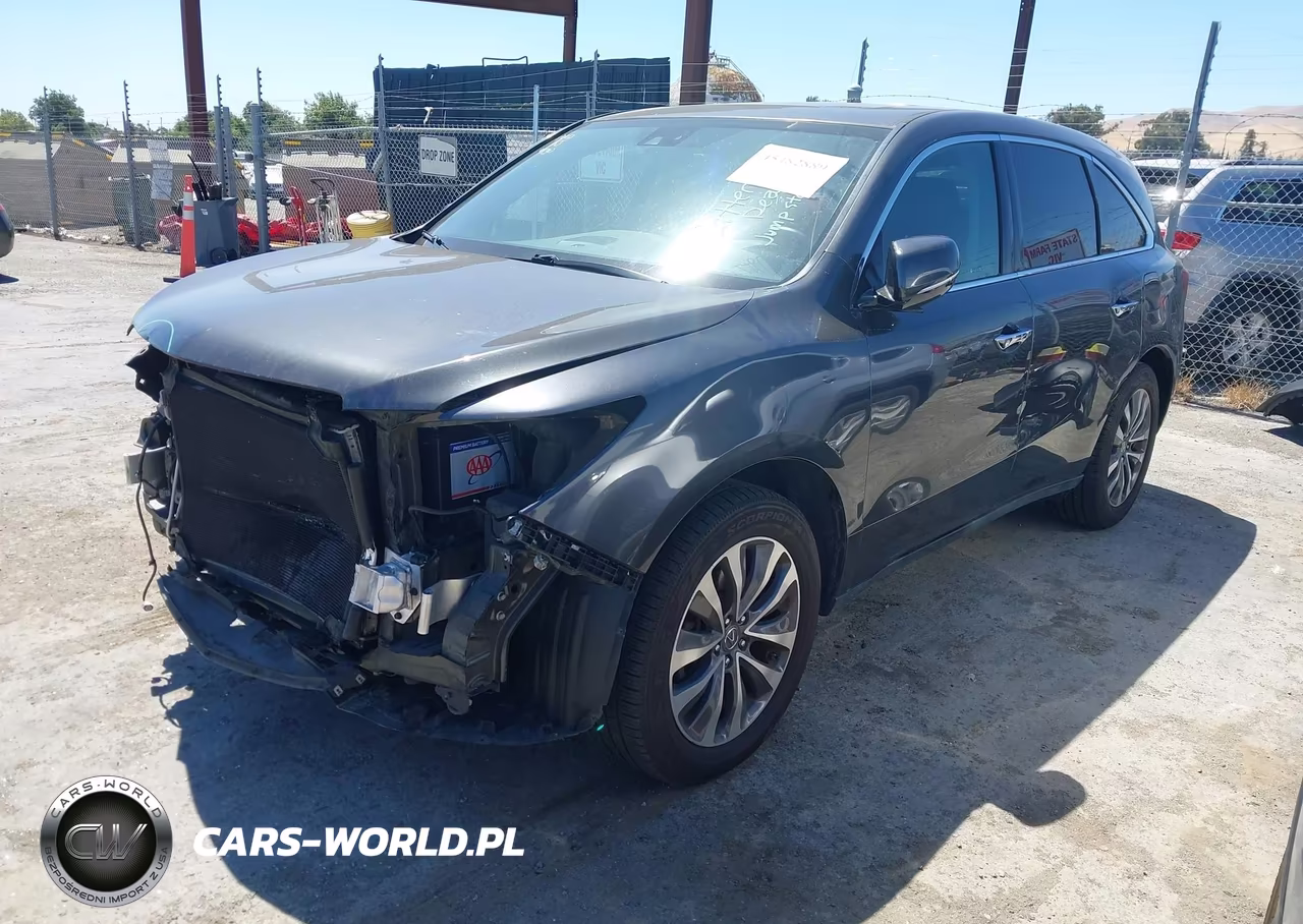 2015 Acura Mdx Technology Package VIN:5FRYD3H49FB005187 - 2