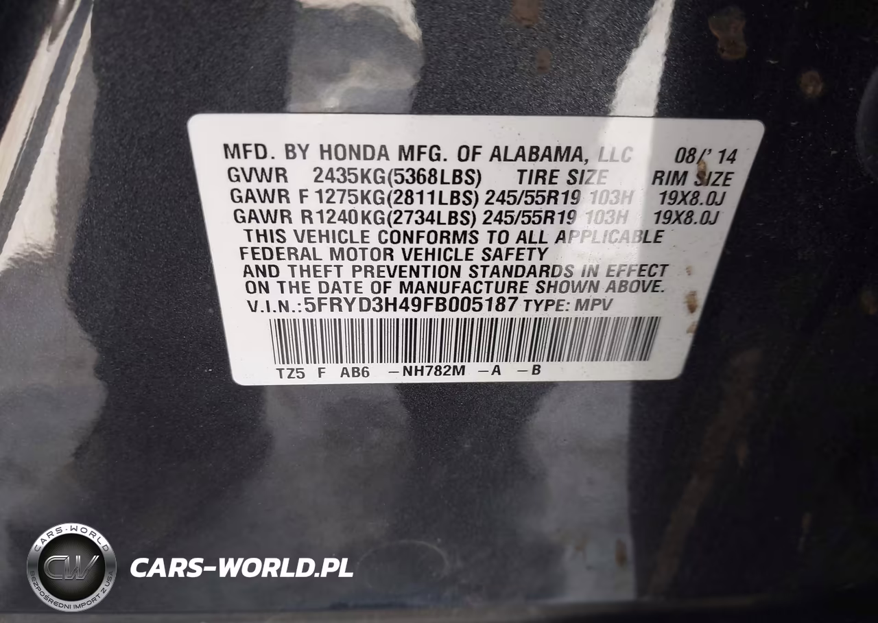 2015 Acura Mdx Technology Package VIN:5FRYD3H49FB005187 - 9