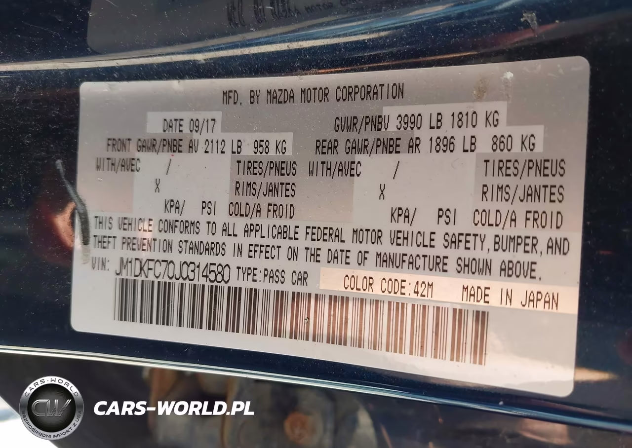2018 Mazda Cx-3 Touring VIN:JM1DKFC70J0314580 - 9