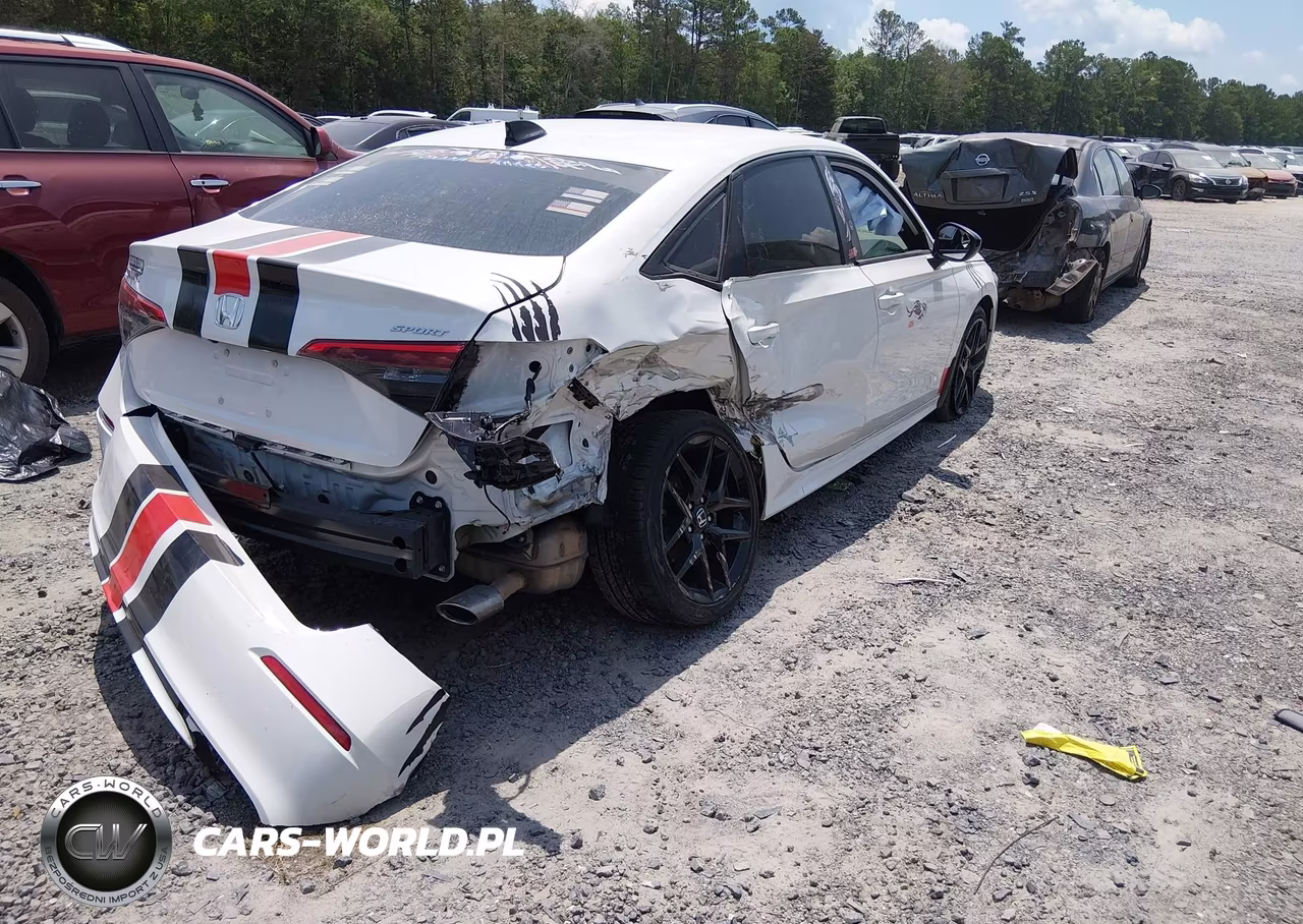 2022 Honda Civic Sport VIN:2HGFE2F52NH601103 - 4