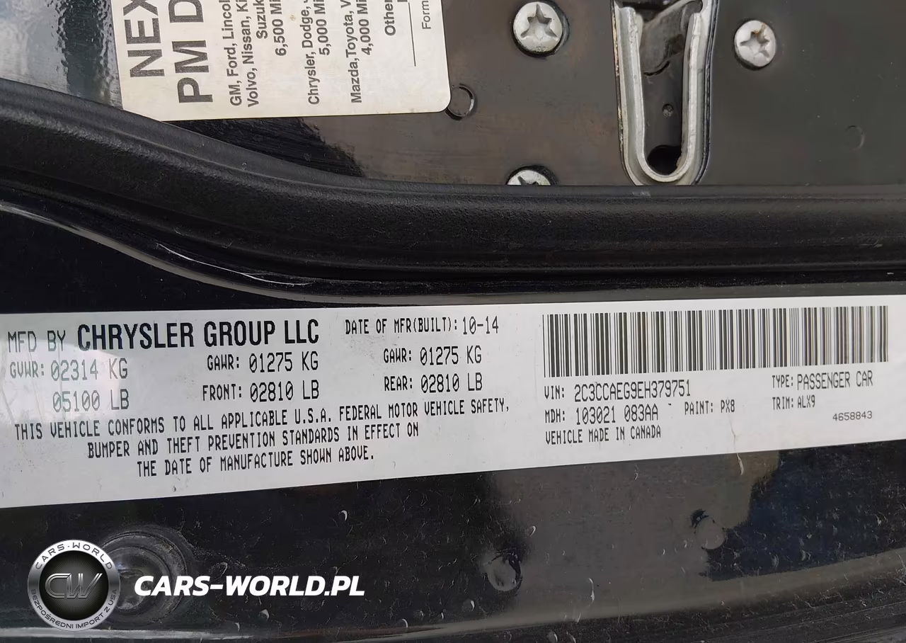2014 Chrysler 300C VIN:2C3CCAEG9EH379751 - 9