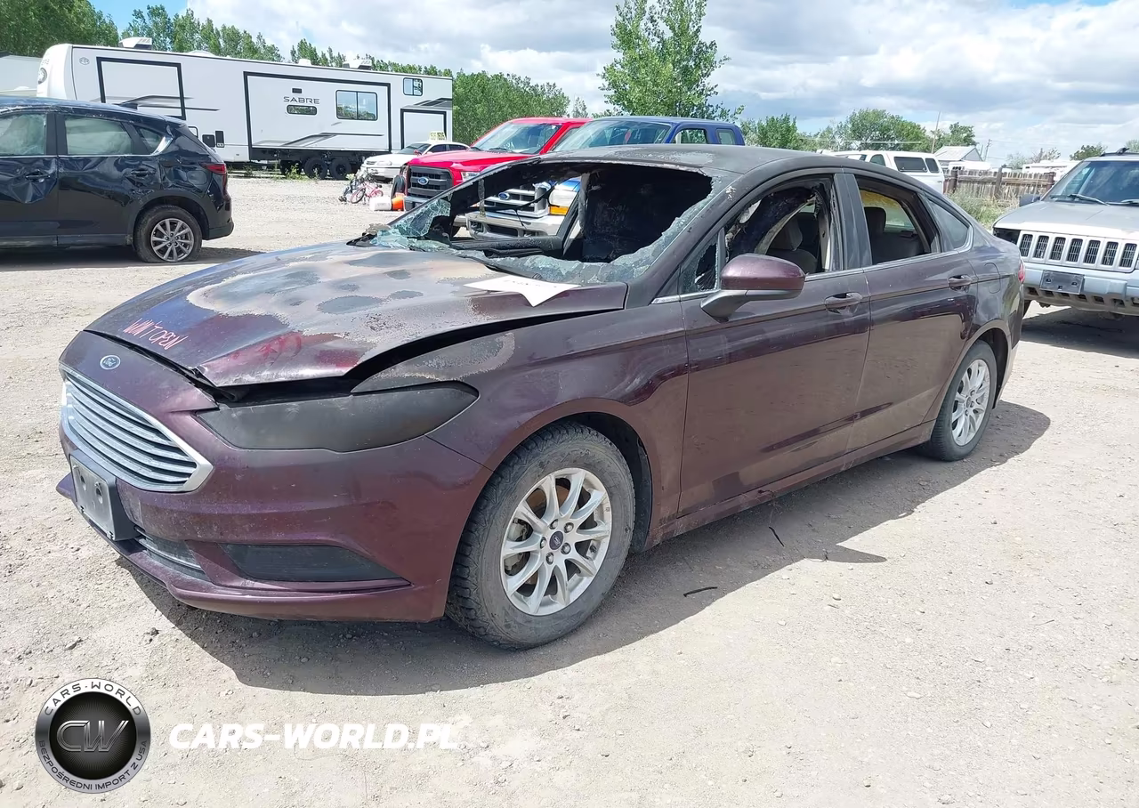 2017 Ford Fusion S VIN:3FA6P0G77HR110036 - 2