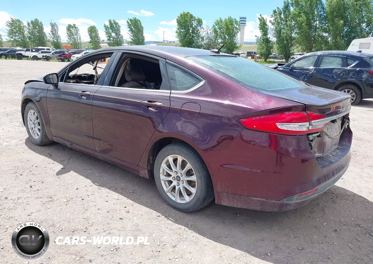 2017 Ford Fusion S VIN:3FA6P0G77HR110036 - 3