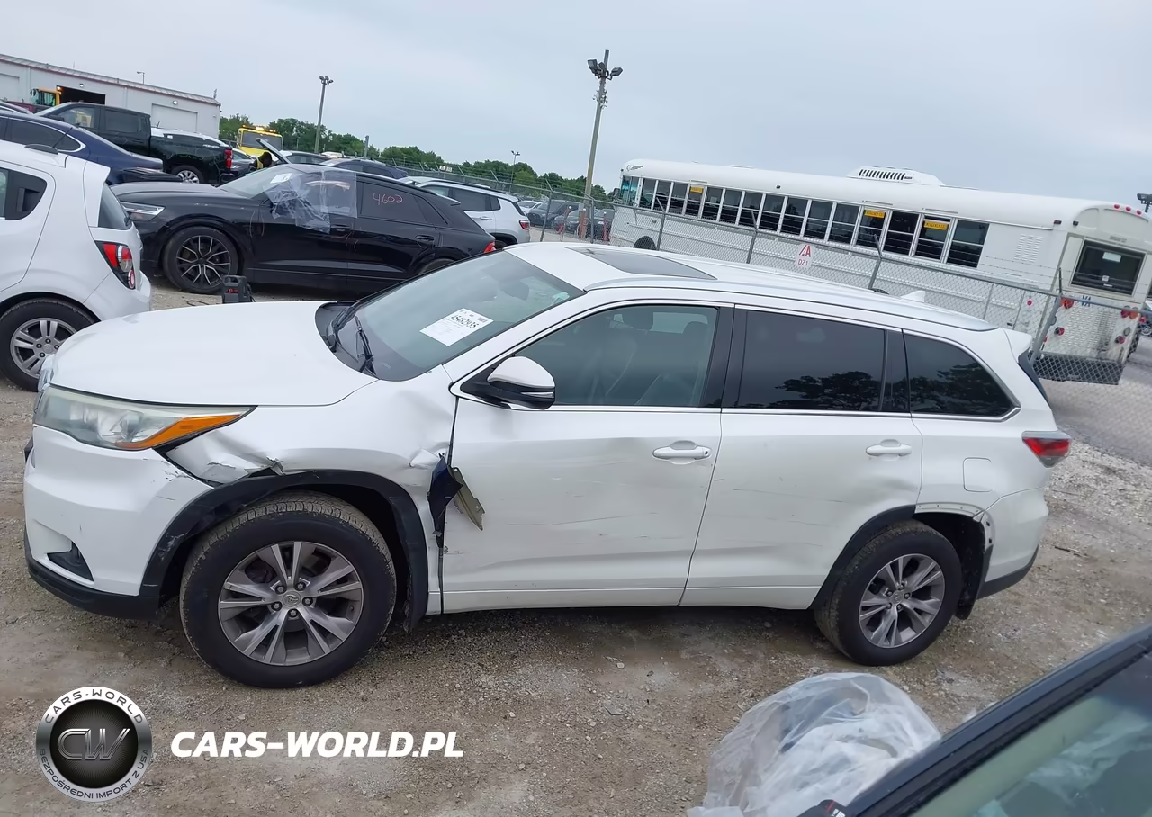 2015 Toyota Highlander Xle V6 VIN:5TDJKRFH5FS129647 - 14