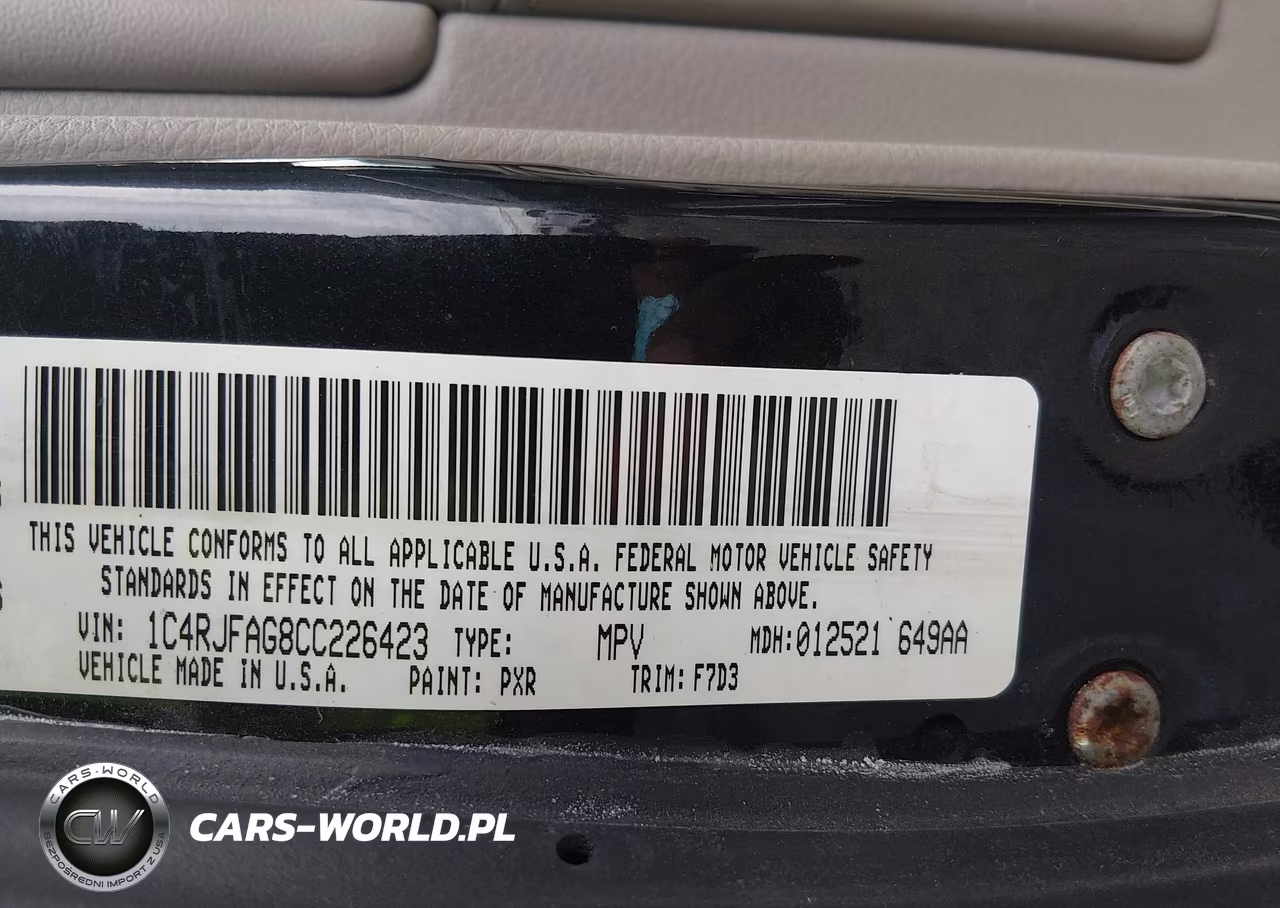2012 Jeep Grand Cherokee Laredo VIN:1C4RJFAG8CC226423 - 9