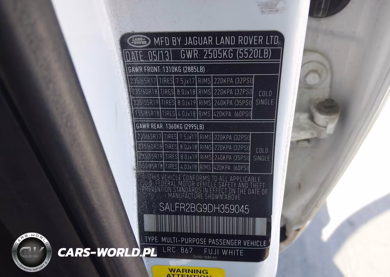 2013 Land Rover Lr2 VIN:SALFR2BG9DH359045 - 9