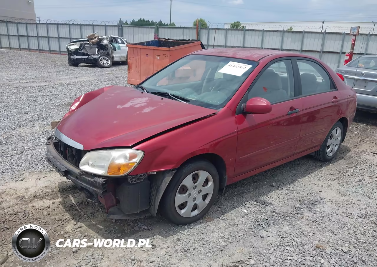 2008 Kia Spectra Ex VIN:KNAFE121X85547540 - 2