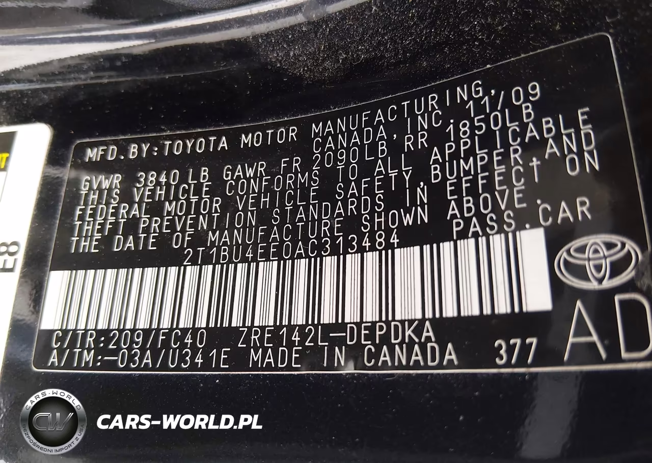 2010 Toyota Corolla Le VIN:2T1BU4EE0AC313484 - 9
