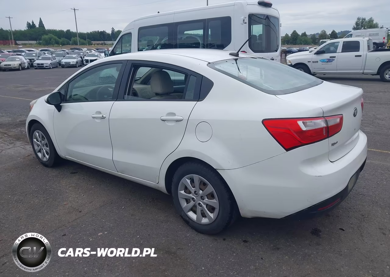 2013 Kia Rio Lx VIN:KNADM4A38D6177708 - 3