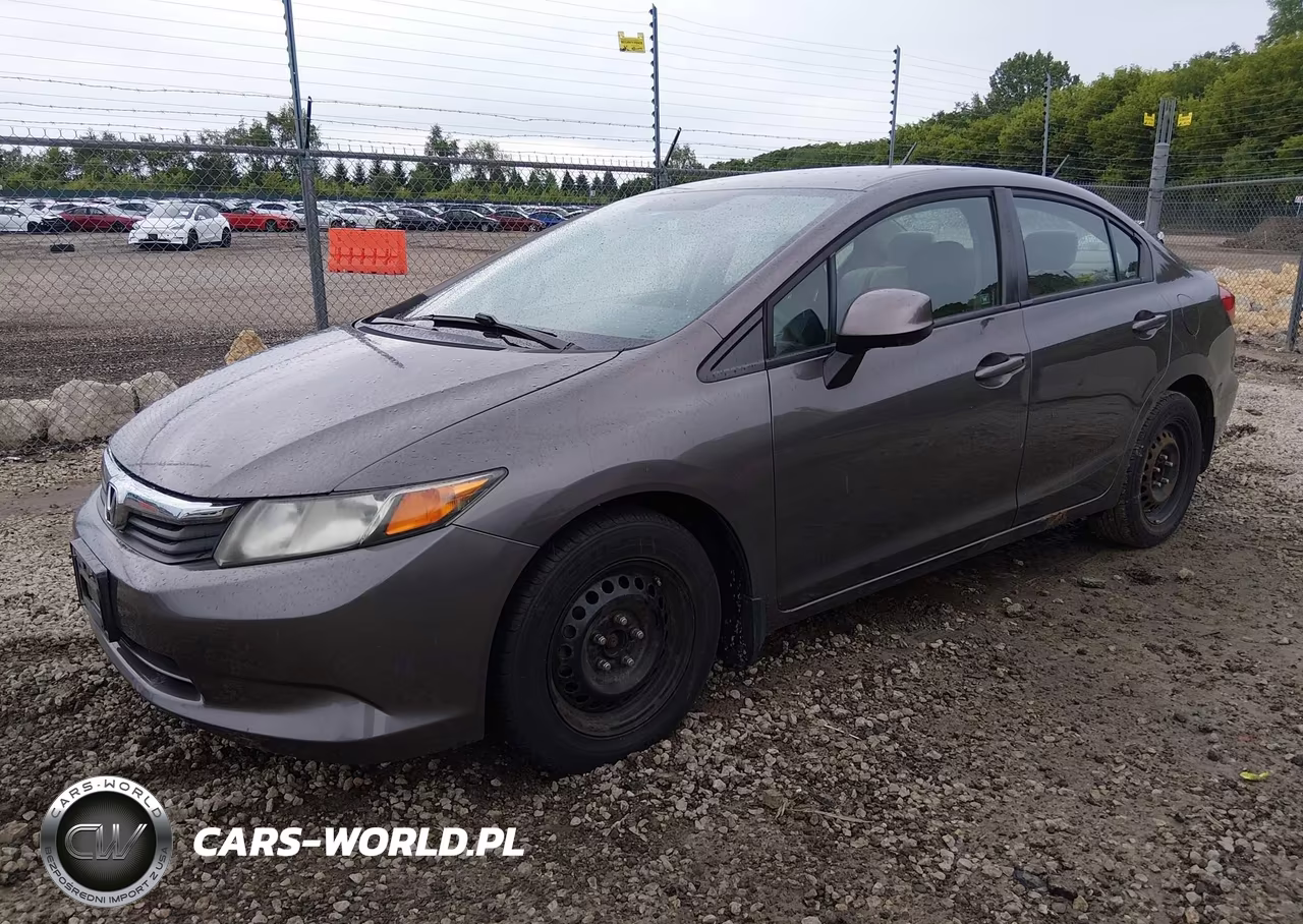 2012 Honda Civic Lx VIN:19XFB2F53CE030754 - 2