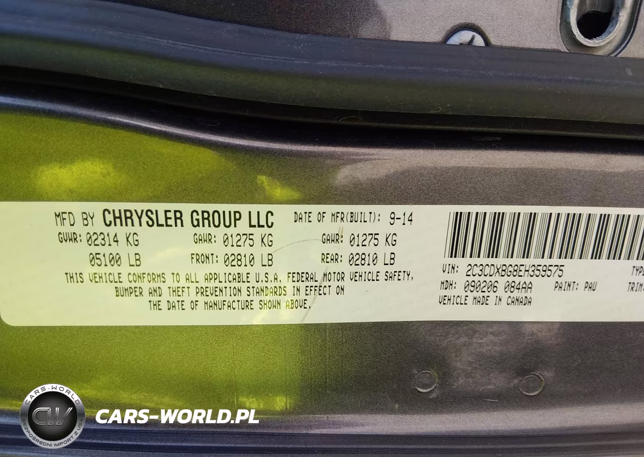 2014 Dodge Charger Se VIN:2C3CDXBG8EH359575 - 9