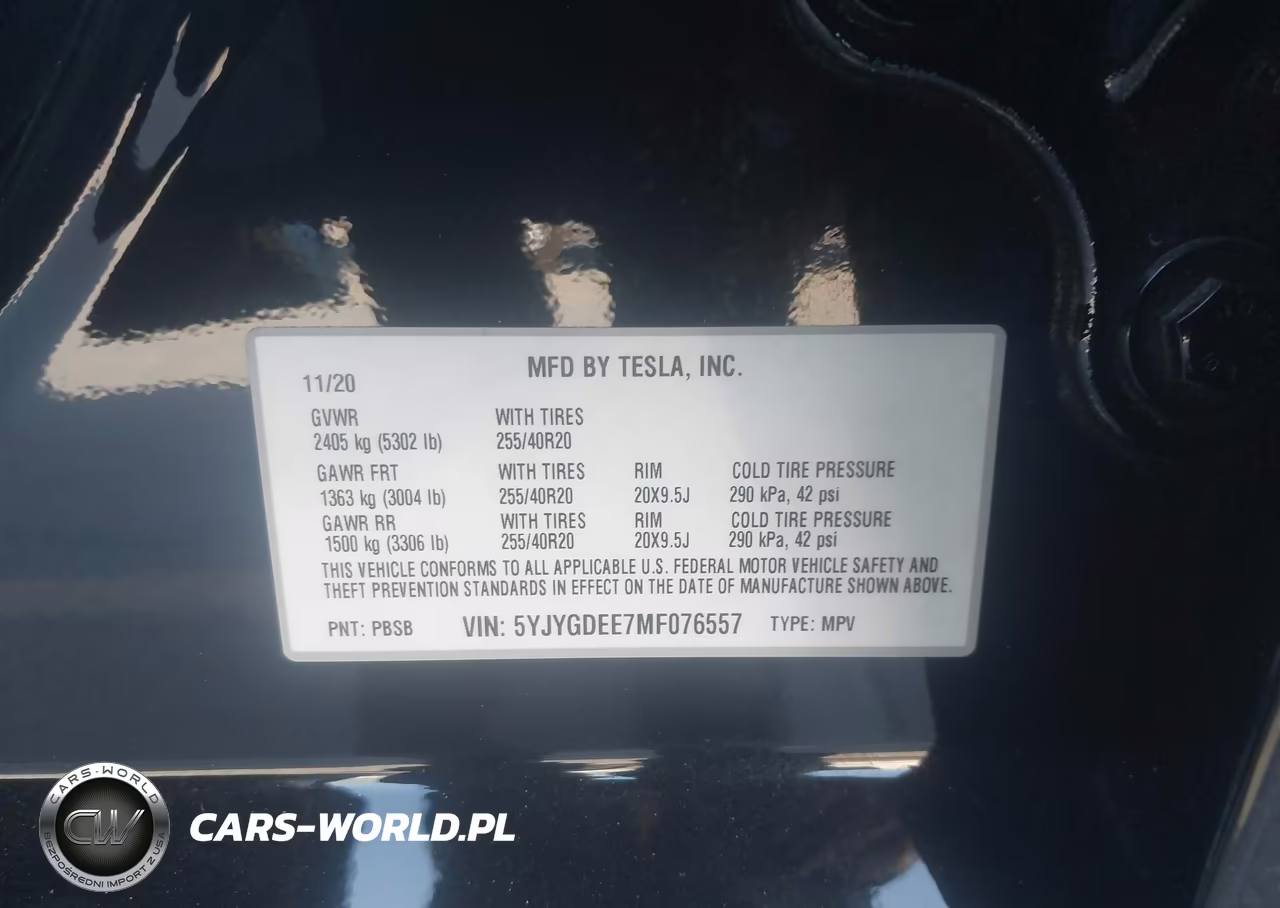 2021 Tesla Model Y Long Range Dual Motor All-Wheel Drive VIN:5YJYGDEE7MF076557 - 9