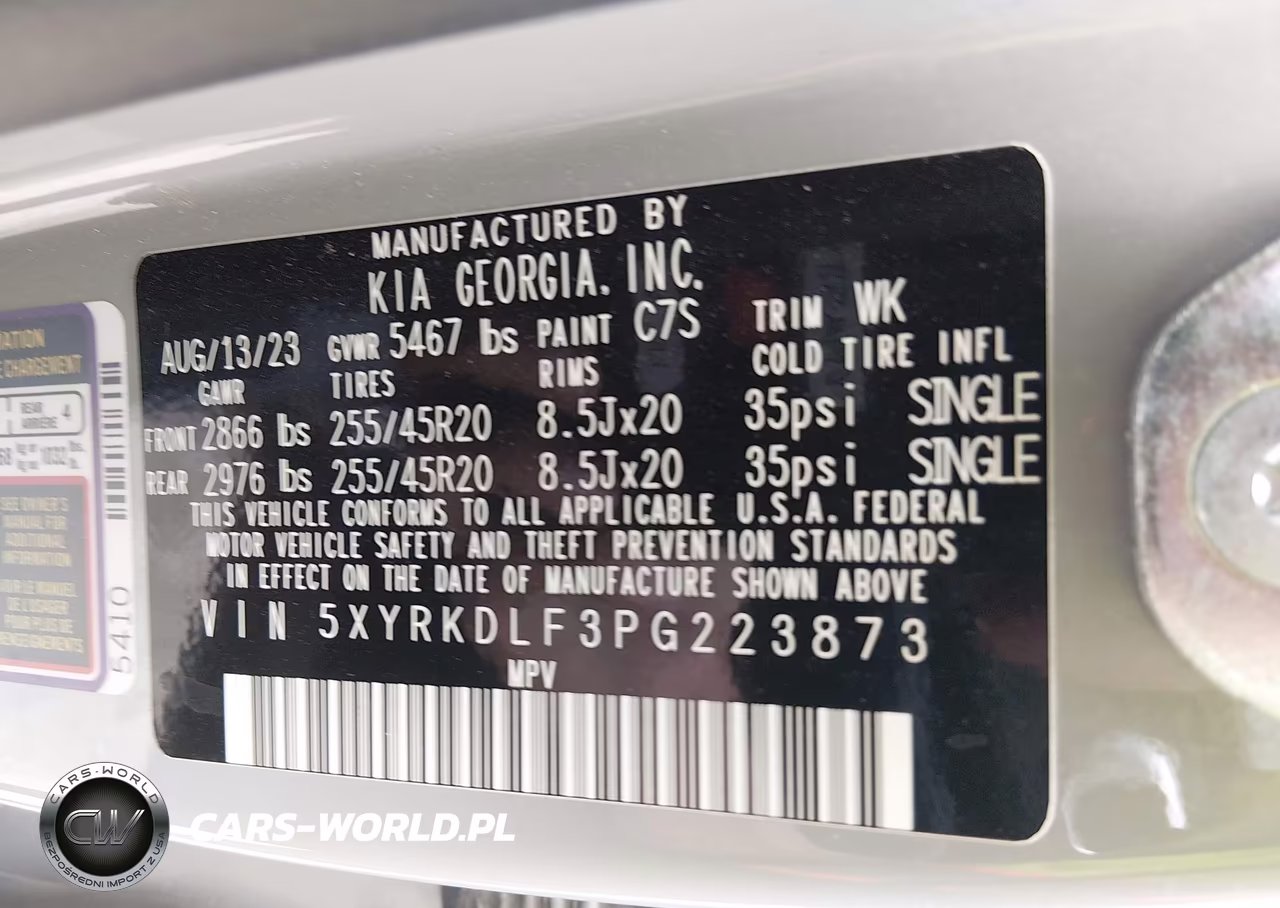 2023 Kia Sorento X-Line Sx Prestige VIN:5XYRKDLF3PG223873 - 9