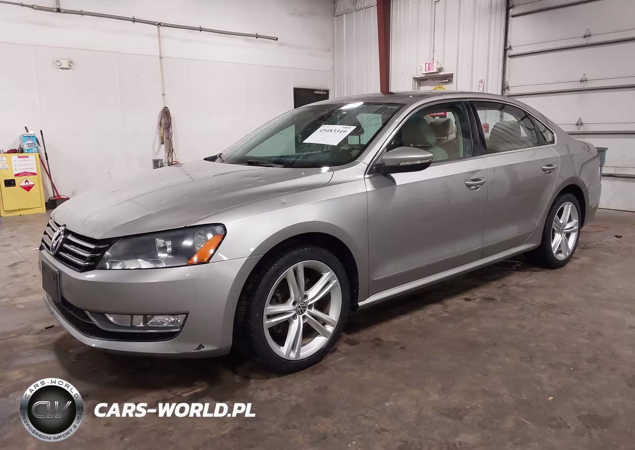 2012 Volkswagen Passat 2.0L Tdi Sel Premium VIN:1VWCN7A31CC054763 - 2