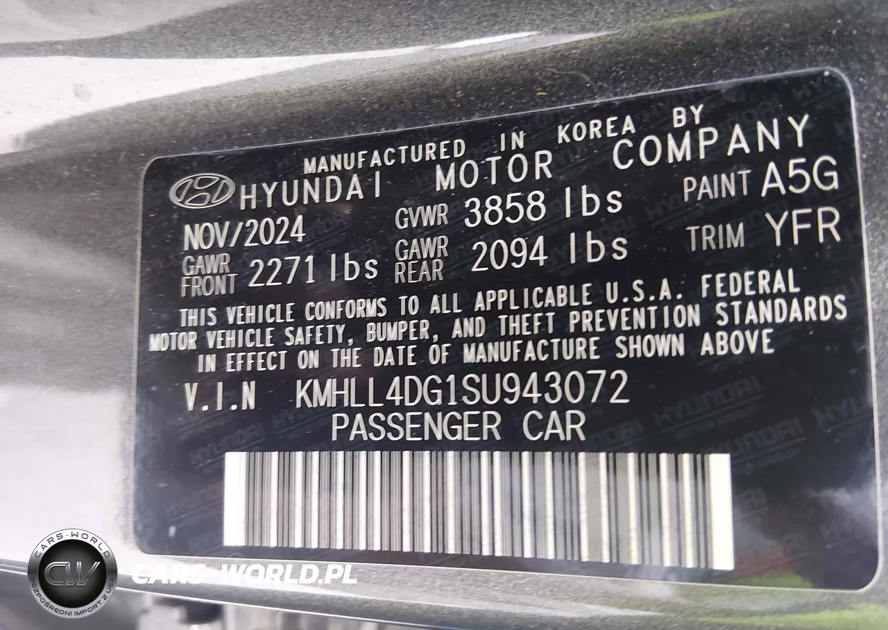 2025 Hyundai Elantra Se VIN:KMHLL4DG1SU943072 - 9