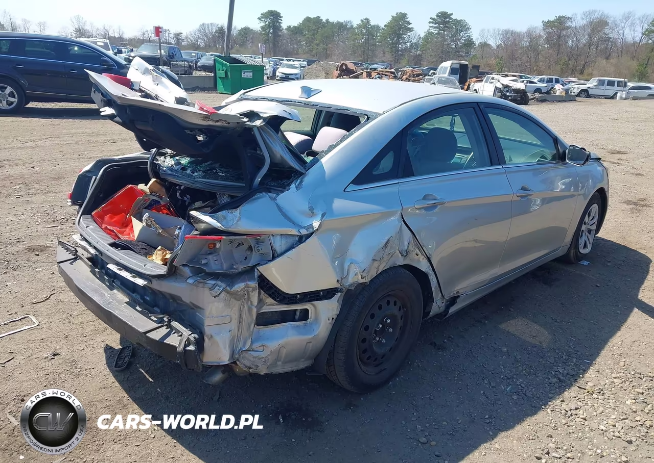 2013 Hyundai Sonata Gls VIN:5NPEB4ACXDH530484 - 4