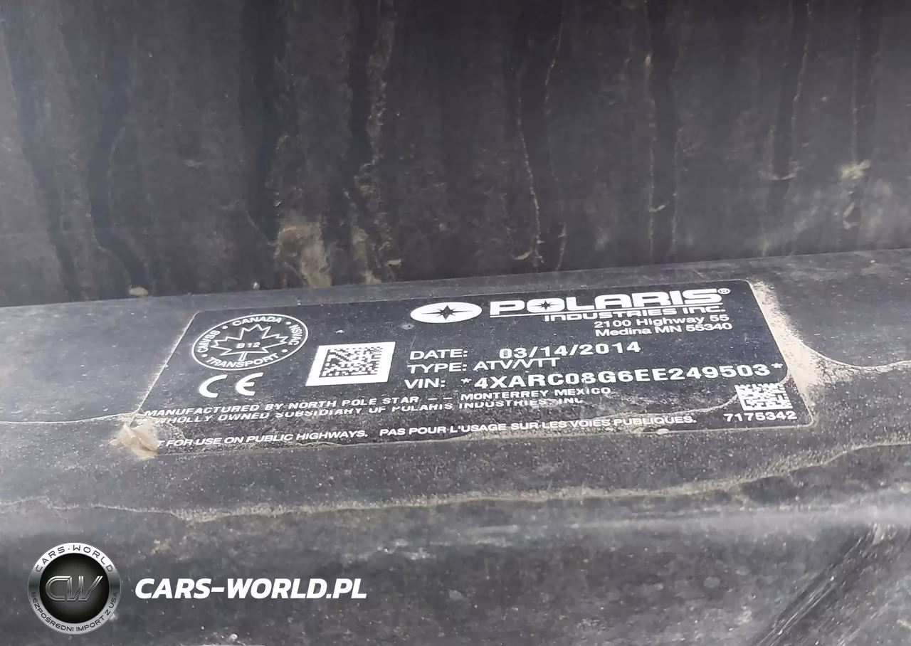 2014 Polaris Ranger Ev VIN:4XARC08G6EE249503 - 10