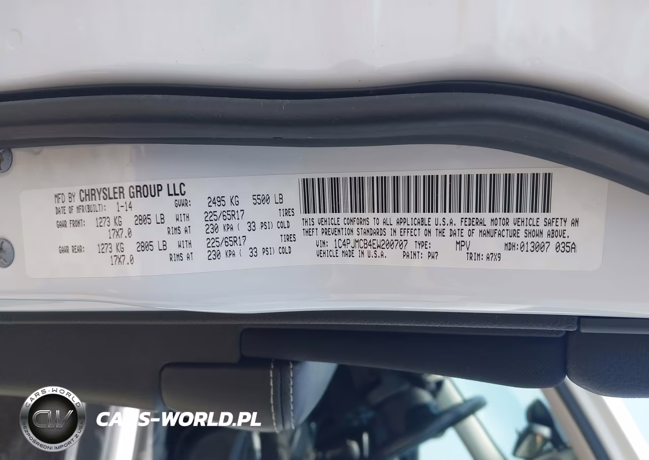 2014 Jeep Cherokee Latitude VIN:1C4PJMCB4EW200707 - 9