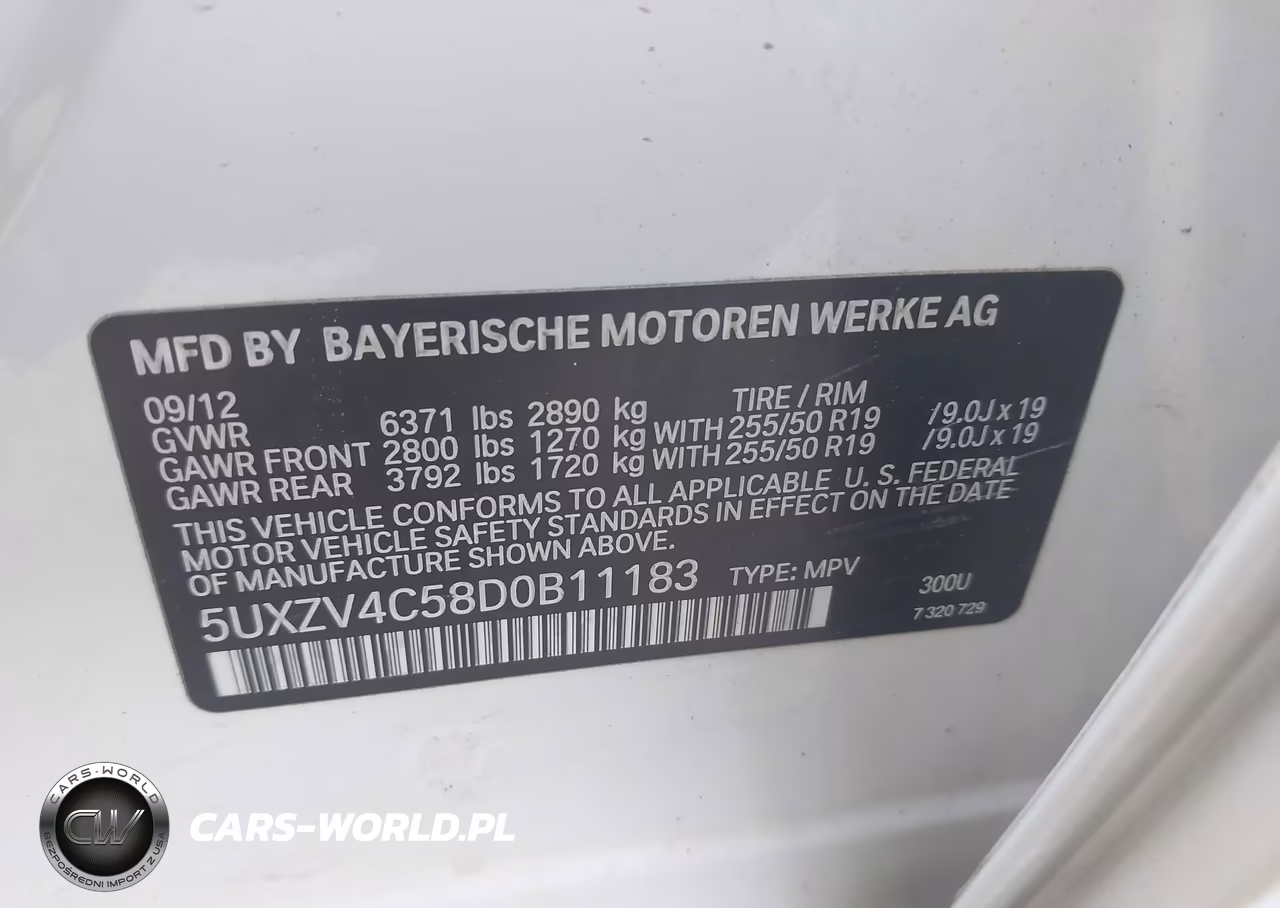 2013 BMW X5 xDrive35I VIN:5UXZV4C58D0B11183 - 9