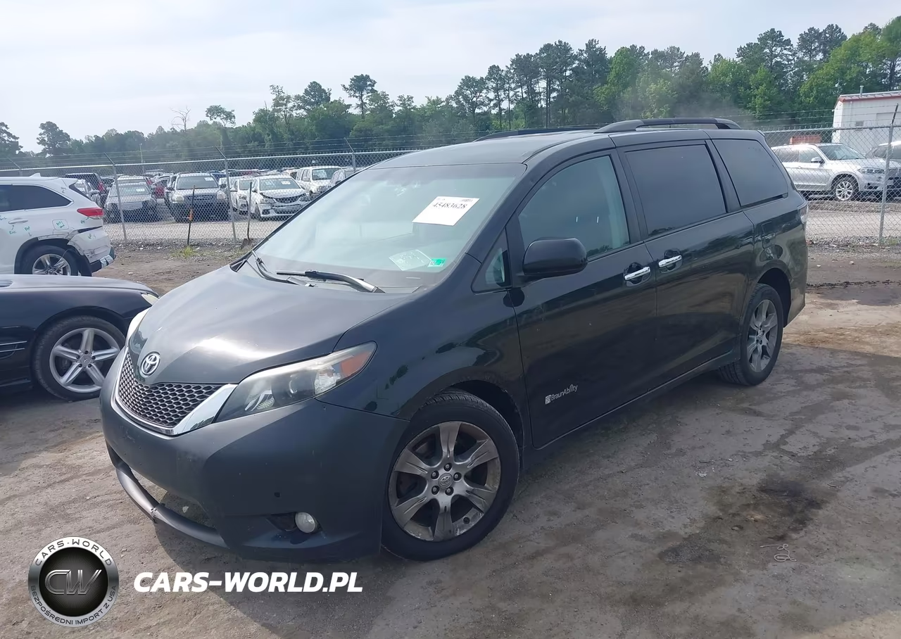 2014 Toyota Sienna Se 8 Passenger VIN:5TDXK3DC6ES422714 - 2