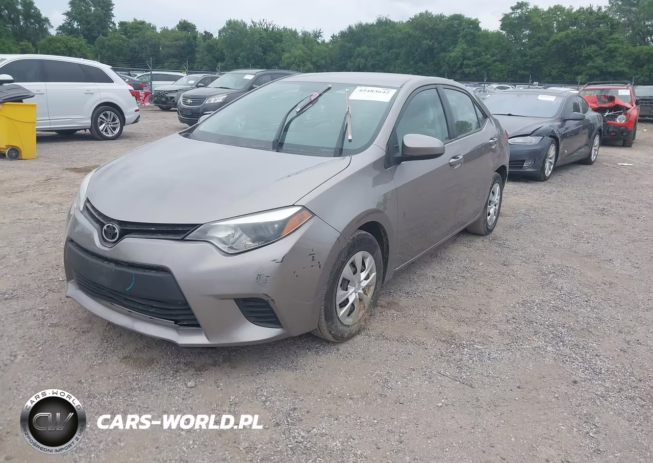 2014 Toyota Corolla Le Eco VIN:5YFBPRHE0EP075285 - 2