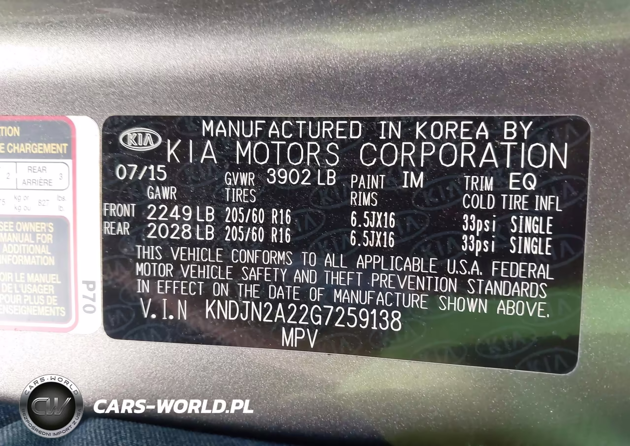 2016 Kia Soul VIN:KNDJN2A22G7259138 - 9
