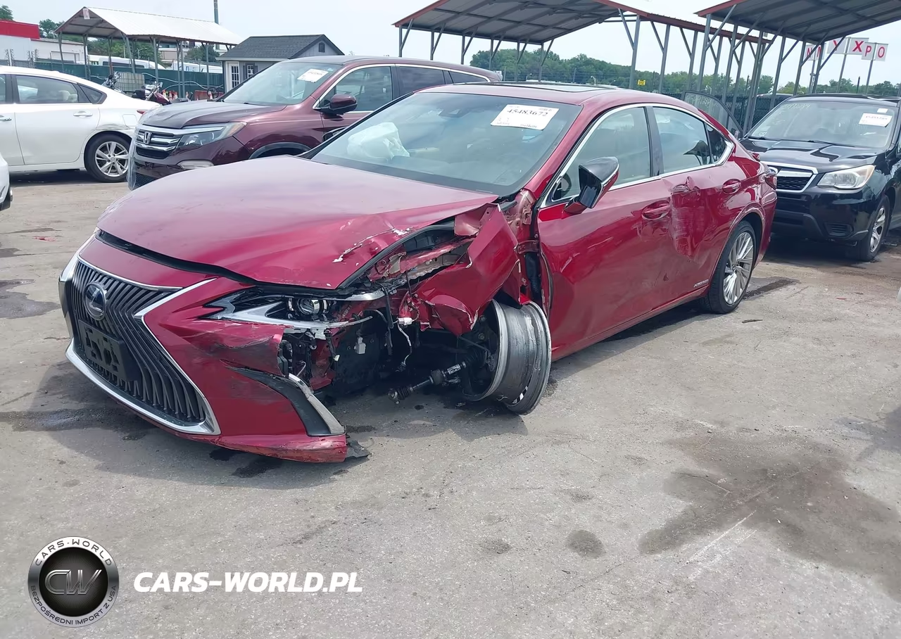 2019 Lexus Es 300H Luxury VIN:58AB21B1XKU002773 - 2
