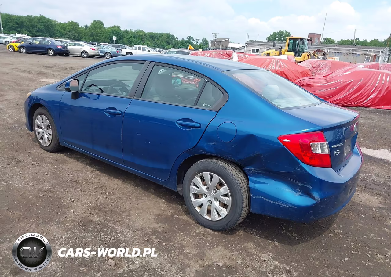 2012 Honda Civic Lx VIN:2HGFB2F58CH564368 - 3