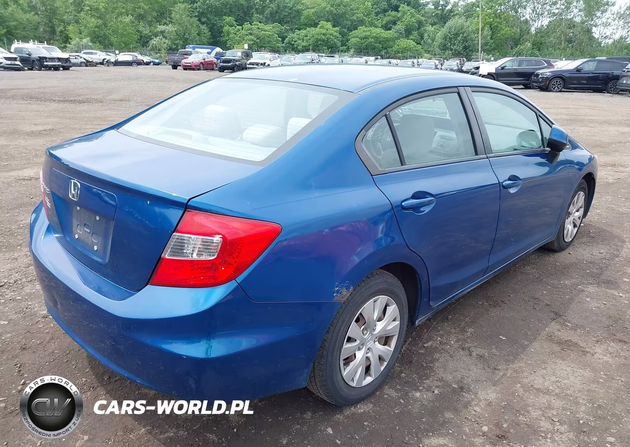 2012 Honda Civic Lx VIN:2HGFB2F58CH564368 - 4