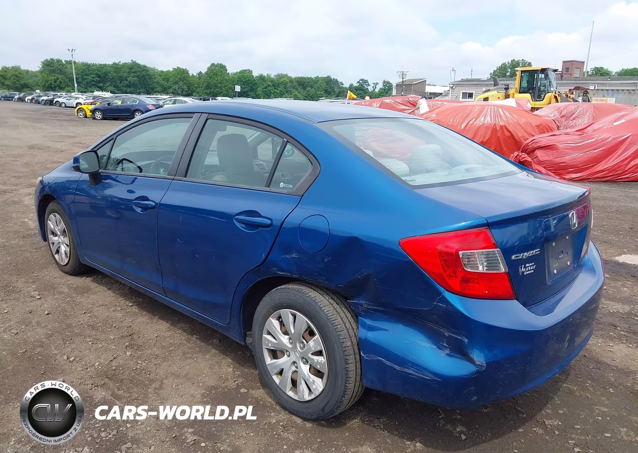 2012 Honda Civic Lx VIN:2HGFB2F58CH564368 - 6