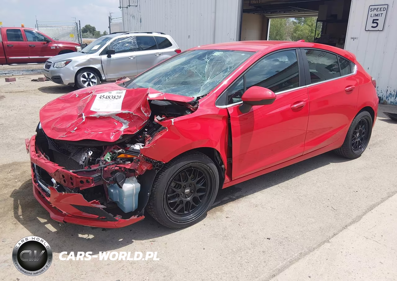 2017 Chevrolet Cruze Lt Auto VIN:3G1BE6SM7HS582883 - 2