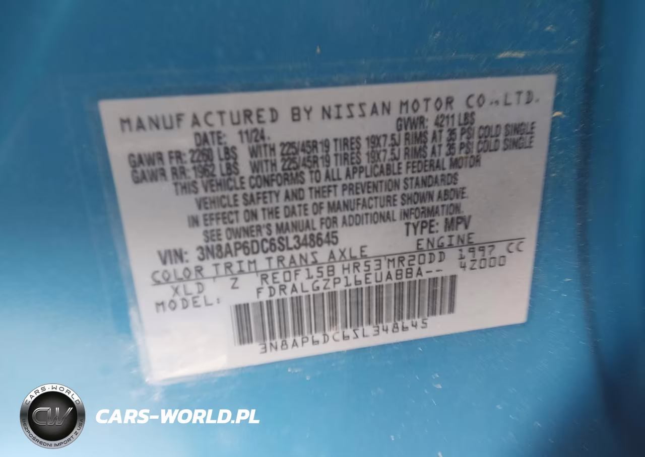 2025 Nissan Kicks Sr Fwd VIN:3N8AP6DC6SL348645 - 9