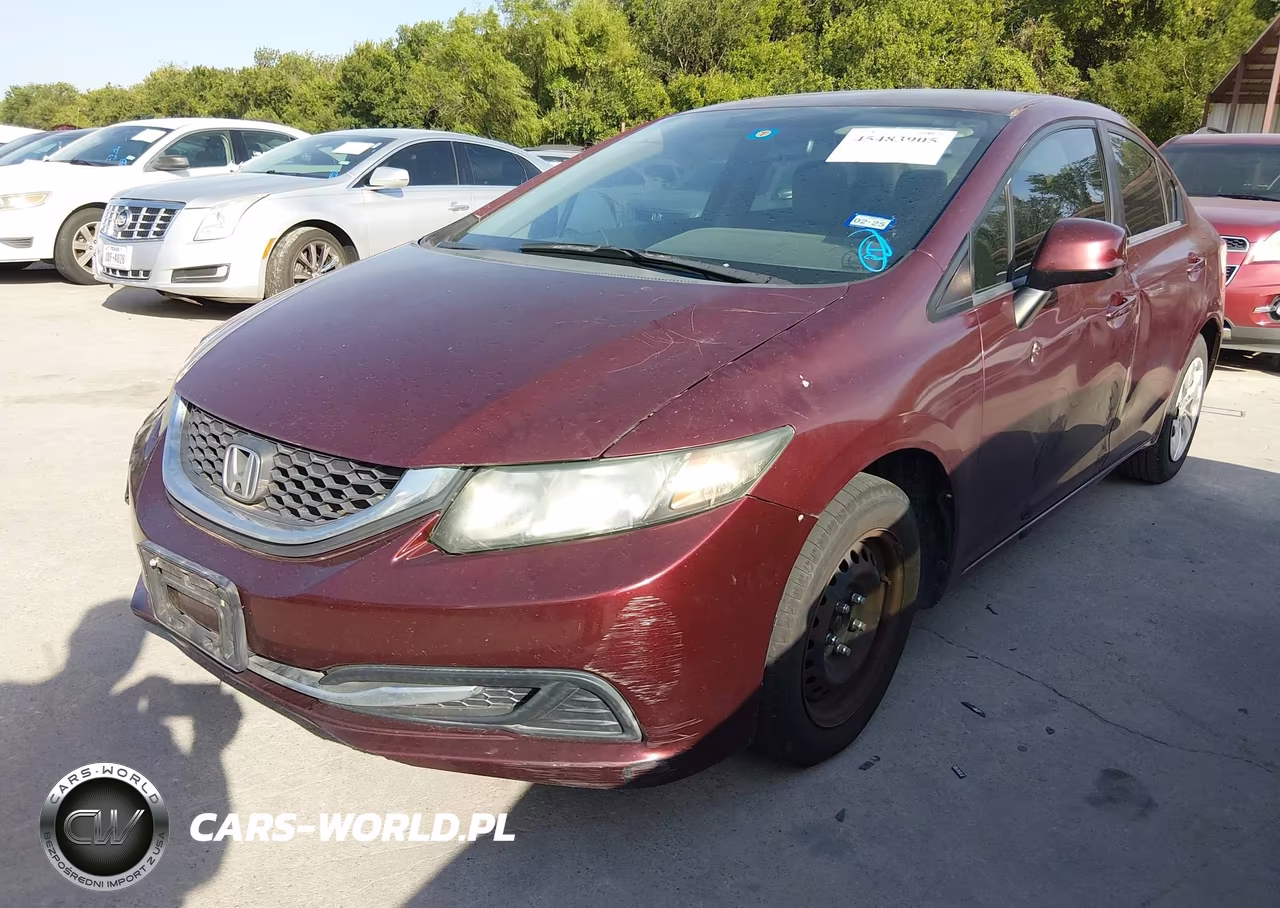 2013 Honda Civic Lx VIN:2HGFB2F53DH505746 - 2
