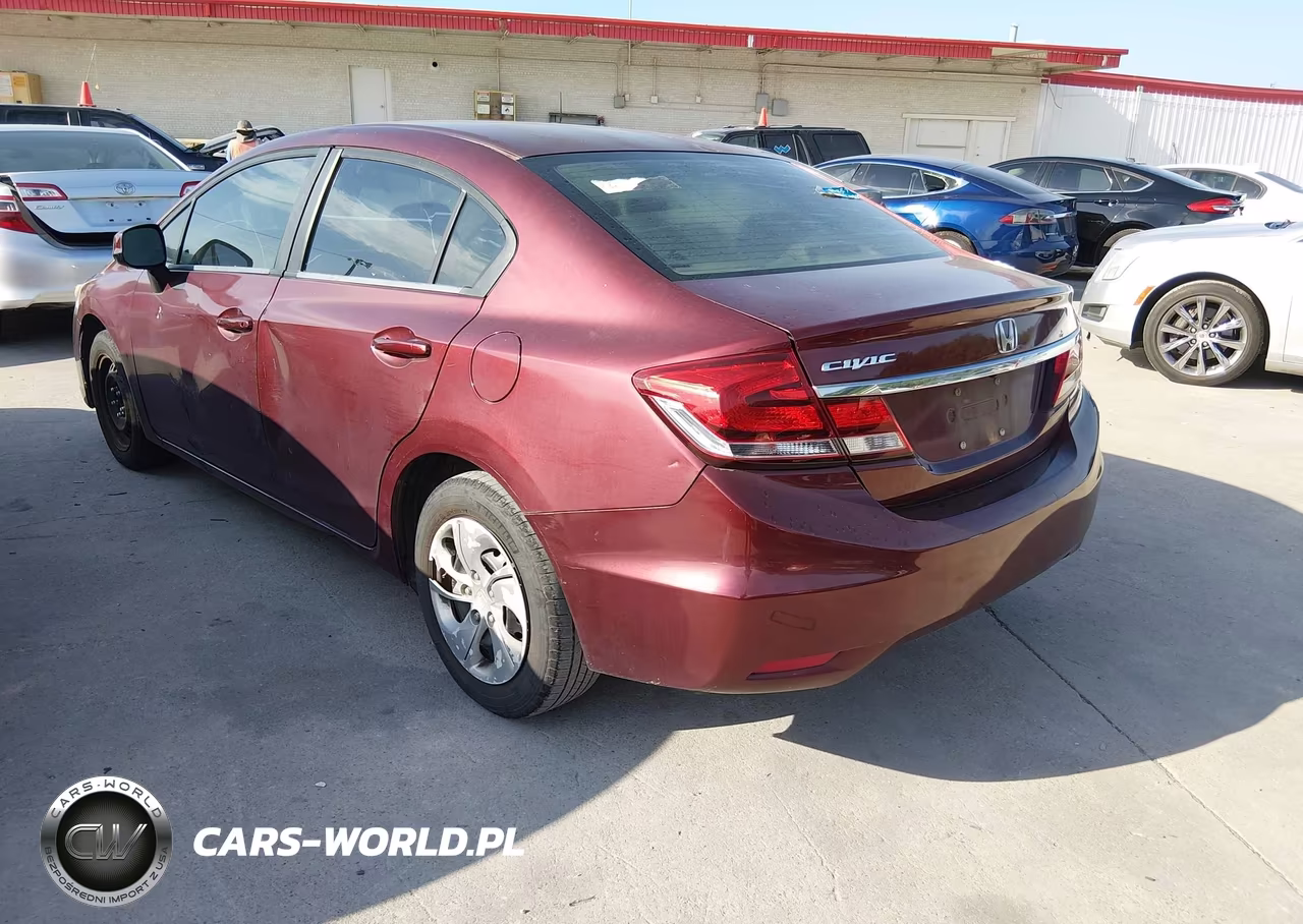 2013 Honda Civic Lx VIN:2HGFB2F53DH505746 - 3