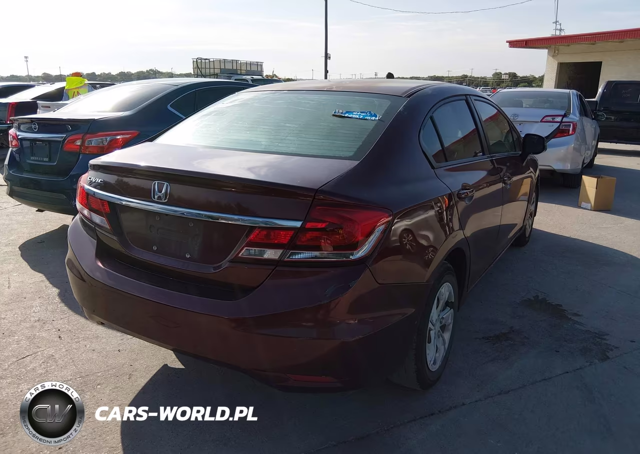 2013 Honda Civic Lx VIN:2HGFB2F53DH505746 - 4