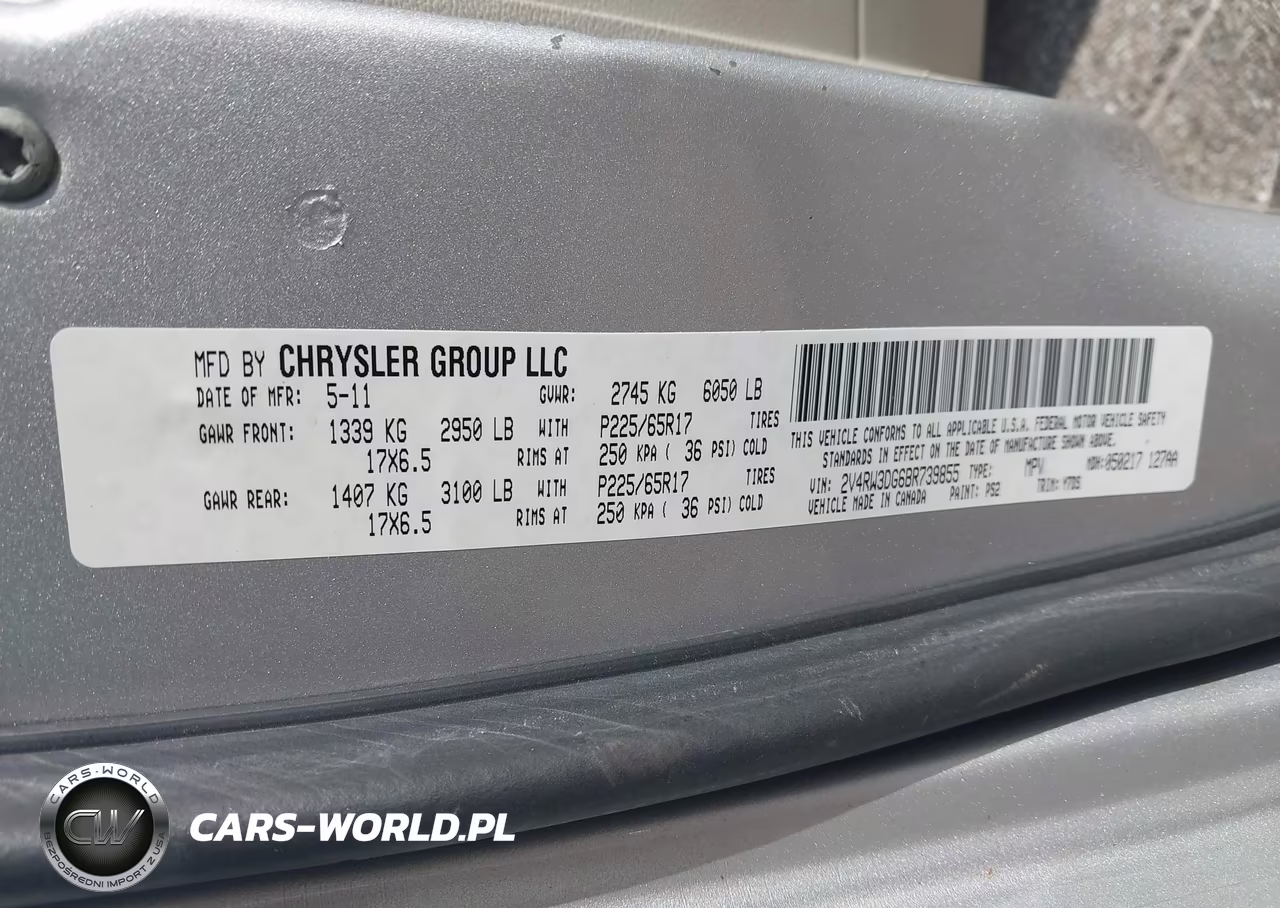 2011 Volkswagen Routan Se VIN:2V4RW3DG6BR739855 - 9