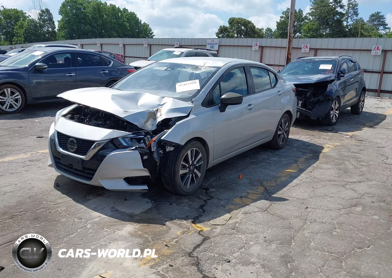 2021 Nissan Versa Sv Xtronic Cvt VIN:3N1CN8EV6ML833329 - 2