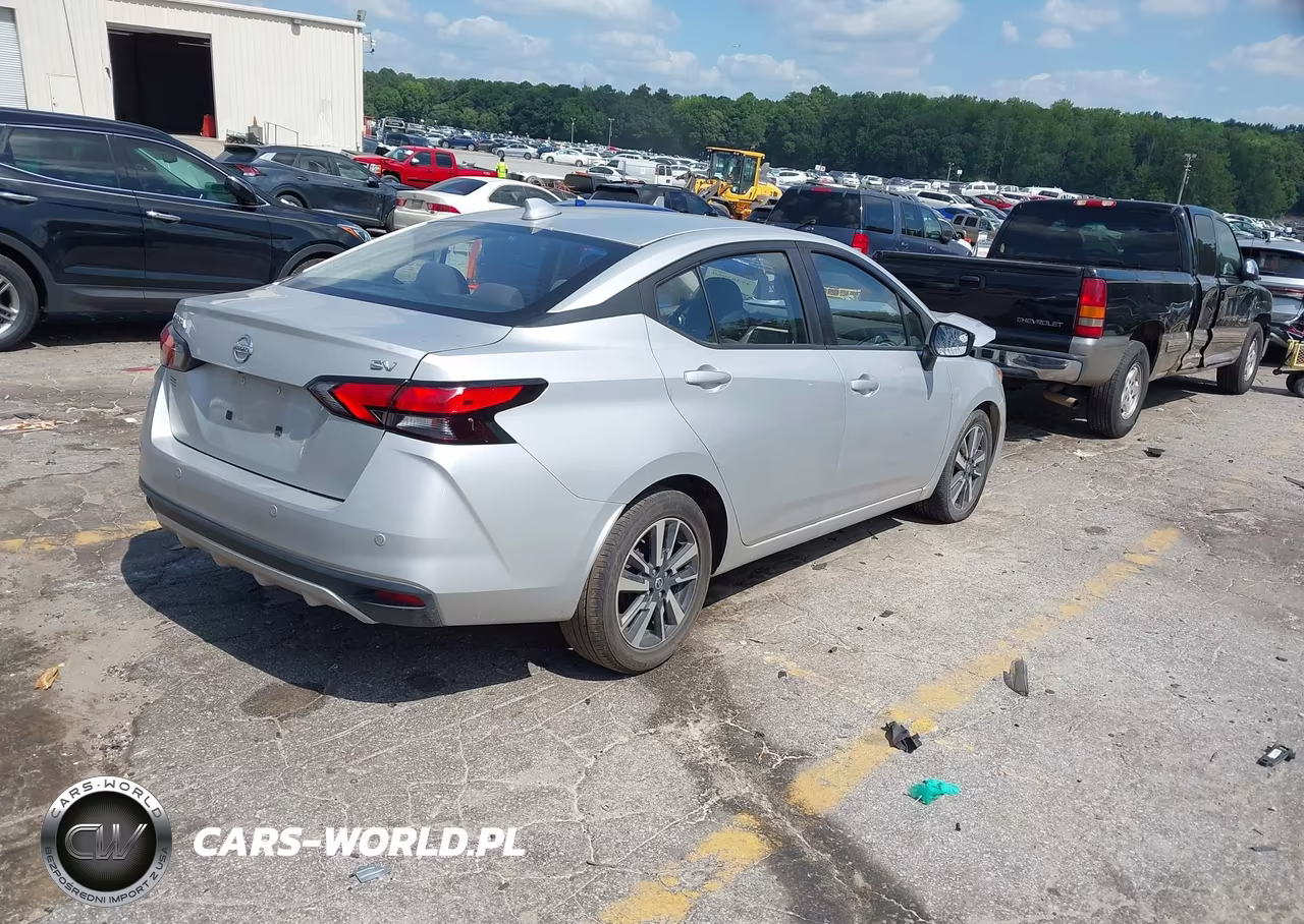 2021 Nissan Versa Sv Xtronic Cvt VIN:3N1CN8EV6ML833329 - 4