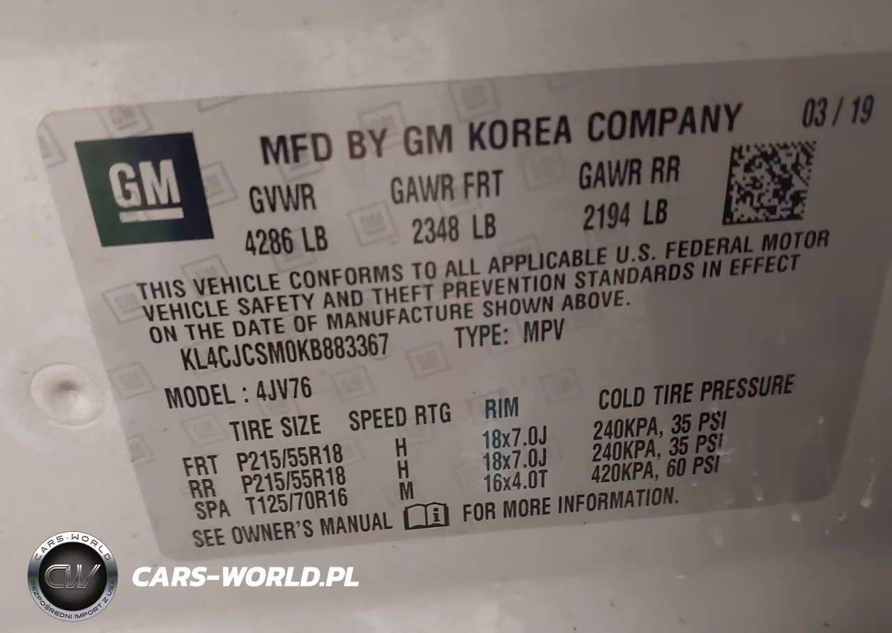 2019 Buick Encore Fwd Essence VIN:KL4CJCSM0KB883367 - 9