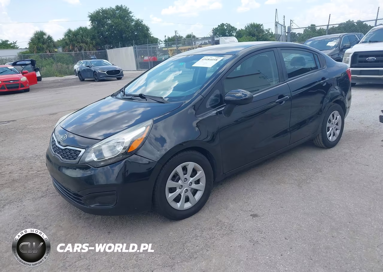 2013 Kia Rio Ex VIN:KNADN4A34D6193496 - 2