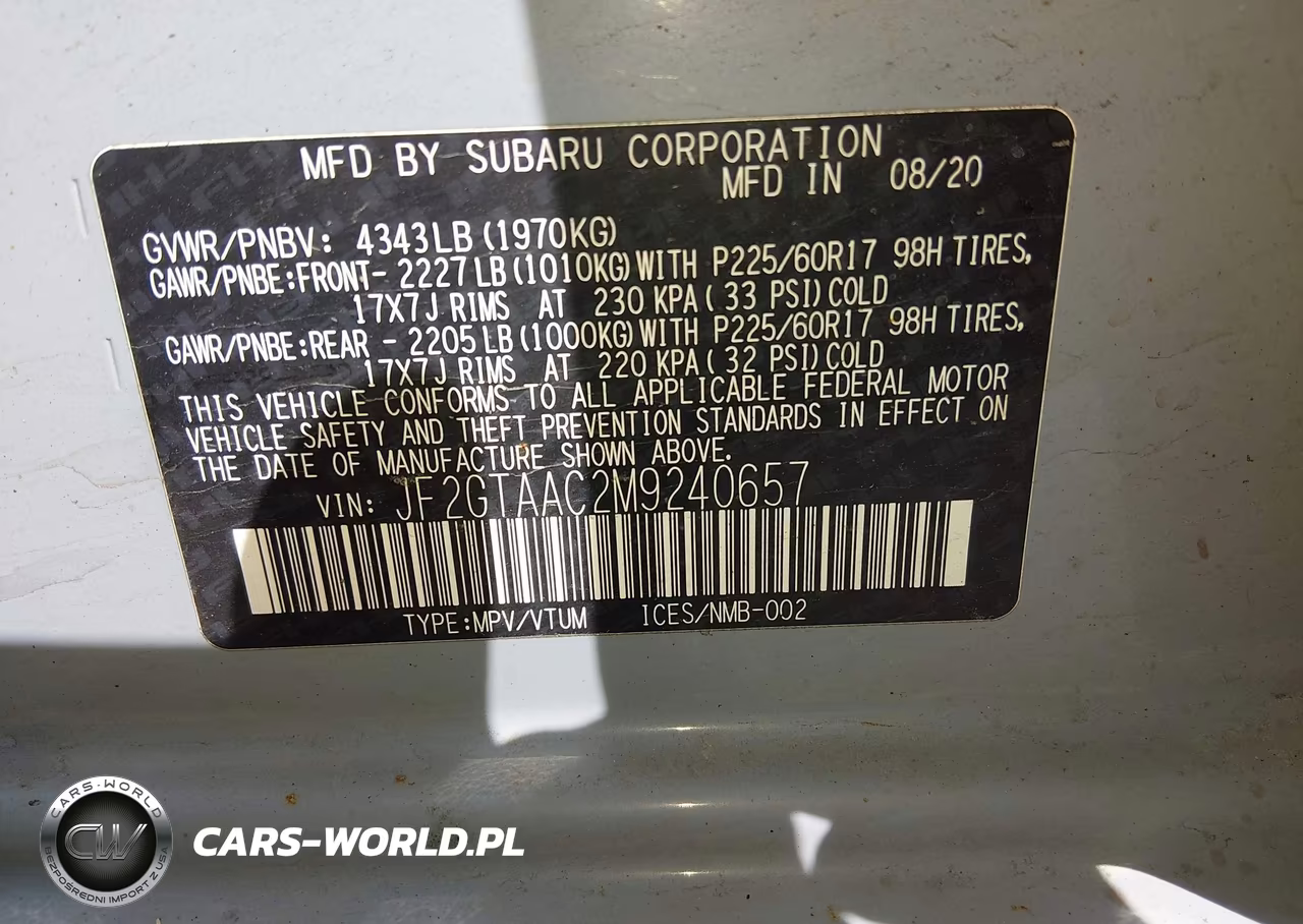 2021 Subaru Crosstrek VIN:JF2GTAAC2M9240657 - 9