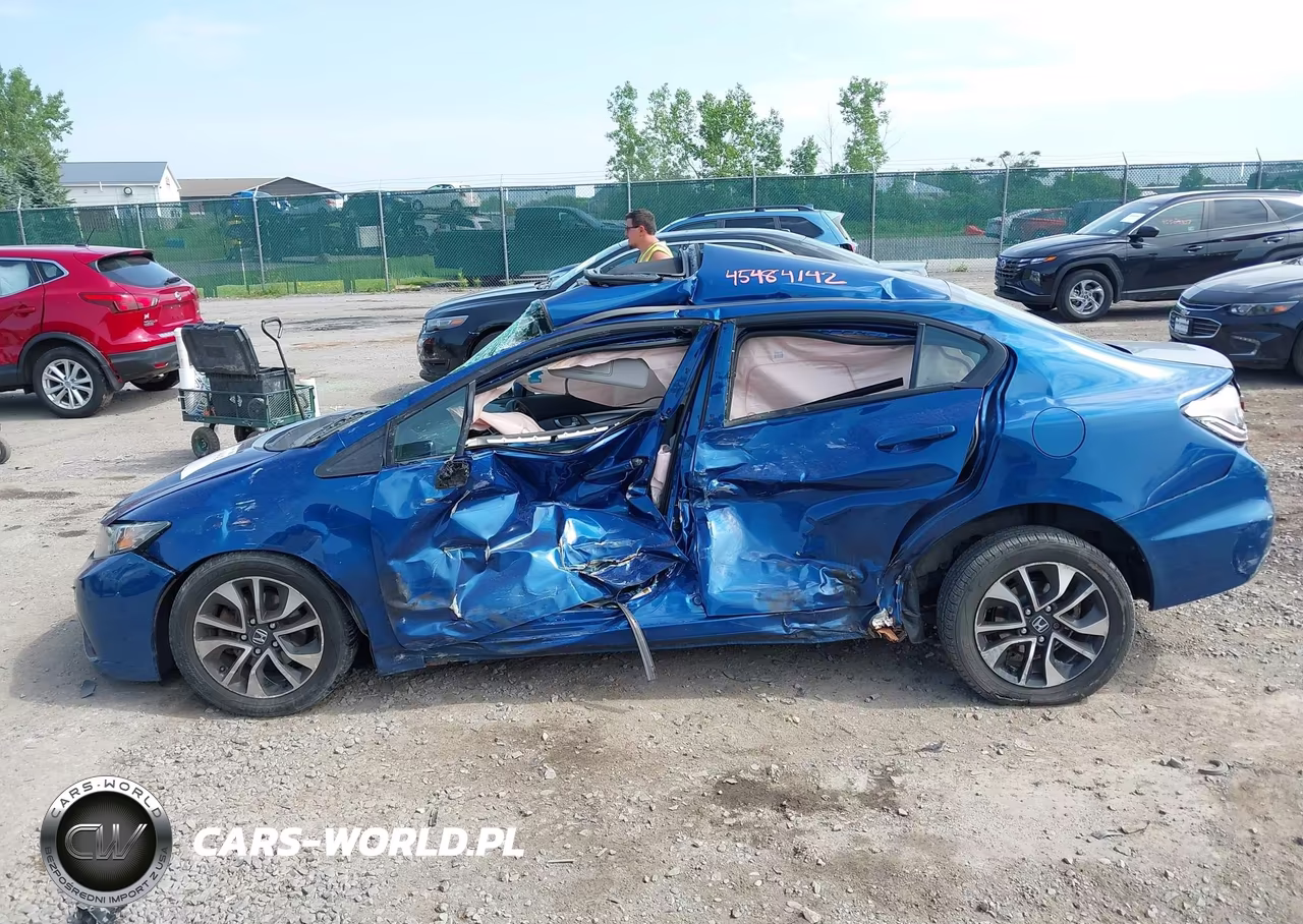 2015 Honda Civic Ex VIN:19XFB2F84FE247356 - 13