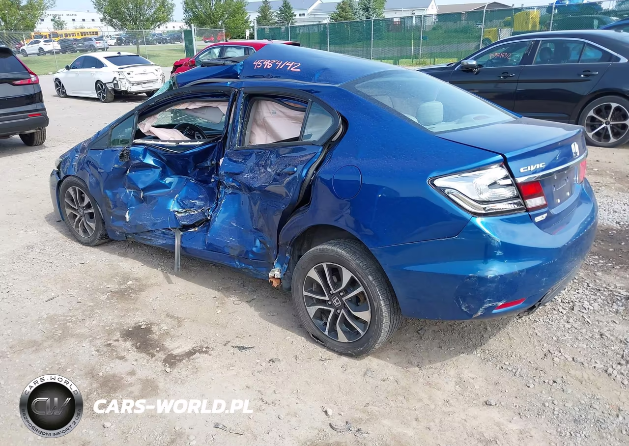 2015 Honda Civic Ex VIN:19XFB2F84FE247356 - 3