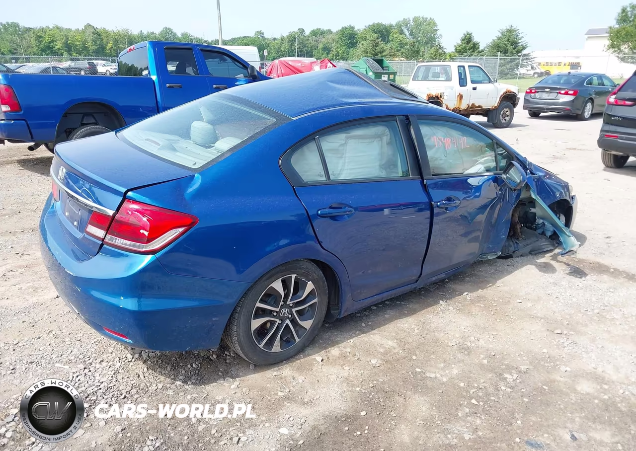 2015 Honda Civic Ex VIN:19XFB2F84FE247356 - 4